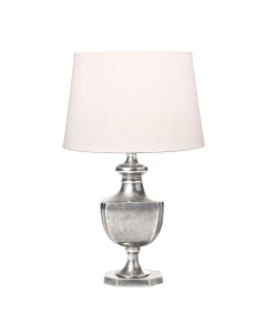 Albany Table Lamp Base Antique Silver (RRP $550)