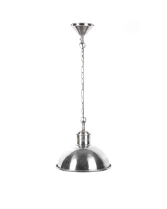 Boston Dome Ceiling Pendant Silver (RRP $1089)