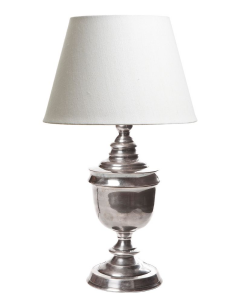 Sheffield Table Lamp Base Antique Silver (RRP $990)