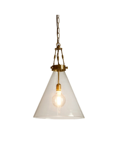 Gadsden Ceiling Pendant Large Brass (RRP $1210)