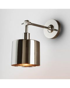 Portofino Wall Light Shiny Nickel (RRP $594)
