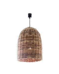 Rattan Bell Ceiling Pendant Large Natural (RRP $242)