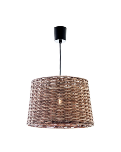 Rattan Round Ceiling Pendant Large Natural (RRP $121)