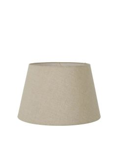 Linen Taper Lamp Shade Small Dark Natural D 20/30cm W 20/30cm H 23cm (RRP $99)