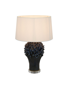Staghorn Coral Ceramic Table Lamp Blue (Base Only), D 25cm W 25cm H 47cm (RRP $1499)