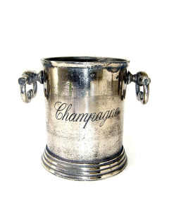 Round Champagne Ice Bucket Silver (RRP $429)