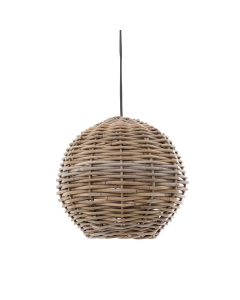 Rattan Round Ceiling Pendant Small Natural (RRP $107.80)