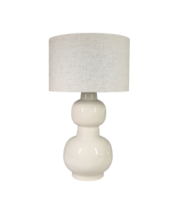 Candice Cream Table Lamp & Linen Shade (RRP $349.80)
