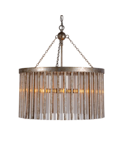 Midtown Chandelier Antique Silver (RRP $1518)