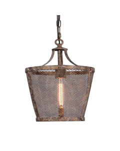 Fabio Ceiling Pendant Large Rustic (RRP $649)