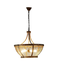 Saint Paul Ceiling Pendant Rust (RRP $1232)