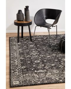 Evoke 252 Hamptons Style Indoor Rug Charcoal
