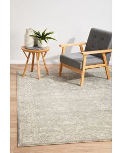 Evoke 252 Hamptons Style Indoor Rug Silver