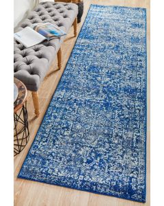 Evoke 253 Hamptons Style Indoor Rug Navy Runner
