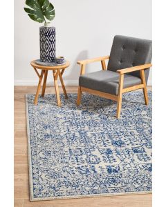 Evoke 256 Hamptons Style Indoor Rug Blue