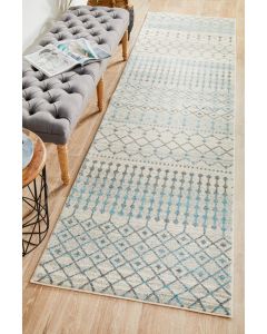 Evoke 260 Hamptons Style Indoor Rug White Runner