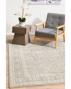 Evoke 261 Hamptons Style Indoor Rug Silver
