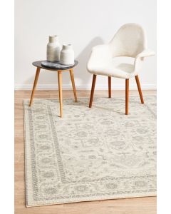 Evoke 261 Hamptons Style Indoor Rug White