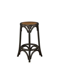 Denver Stool Black, W 38cm D 38cm H 65cm (RRP $349)