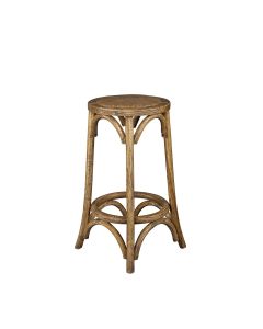 Burleigh Coastal Style Kitchen Counter Bar Stool Natural Elm, W 38cm D 38cm H 65cm (RRP $349)
