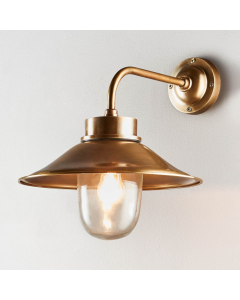 Sandhurst Outdoor Wall Light Antique Brass (RRP $495)