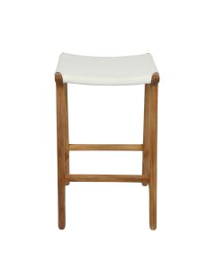 Marvin Counter Stool White, W 42cm D 40cm H 65cm (RRP $649)