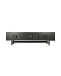 Rondo Entertainment Unit Black, W 180cm D 45cm H 80cm (RRP $2690)
