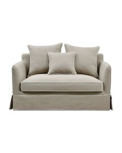 Noosa Hamptons 1.5 Seat Sofa Bed Natural, W140 D 91 H 80cm (RRP $2999)