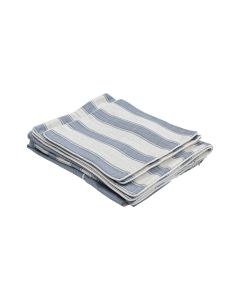 Slip Cover Only - Noosa Hamptons 2.5 Seat Sofa Blue Sky Stripe, W 63cm D 14cm H 43cm (RRP $849)