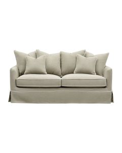Noosa Hamptons 2.5 Seat Sofa Natural, W 195cm D 91cm H 80cm (RRP $2699)