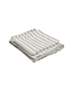 Slip Cover Only - Noosa Hamptons 2 Seat Sofa Natural Stripe, 63cm x 12cm x 43cm (RRP $799)