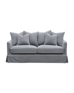 Noosa Hamptons 2.5 Seat Sofa Grey, W 195cm D 91cm H 80cm (RRP $2699)