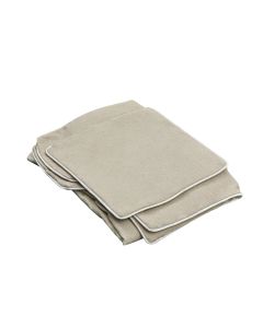 Slip Cover Only - Byron Hamptons Armchair Natural W/White Piping (RRP $595)