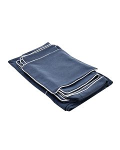 Slip Cover Only - Byron Hamptons Armchair Navy, W 99cm D 96cm H 78cm (RRP $699)