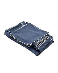 Slip Cover Only - Byron Hamptons 2.5 Seat Sofa Navy, W 190cm D 96cm H 78cm (RRP $899)