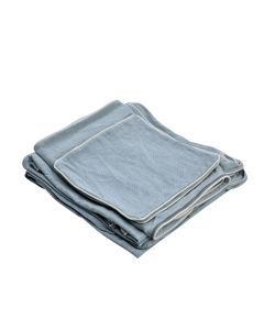 Slip Cover Only - Noosa Hamptons Ottoman Beach, W 83cm D 83cm H 45cm (RRP $299)