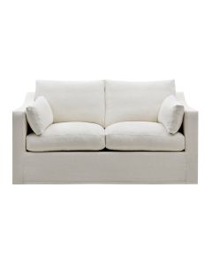 Clovelly Hamptons 2 Seat Sofa Ivory, W 170 D 100cm H 80cm (RRP $2449)