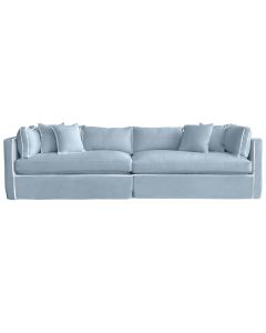 Marbella 4 Seat Sofa Beach W/White piping, W 300 D 100 H 85cm (RRP $3859)