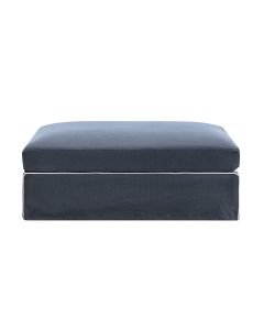 Marbella Modular Sofa C Navy, W 125 D 91 H 45cm (RRP $1429)