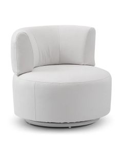 "Onslow" Superior Comfort Premium Quality Outdoor Sunbrella Fabric Swivel Armchair, Canvas W84 x D84 x H78 CM (RRP $1499)