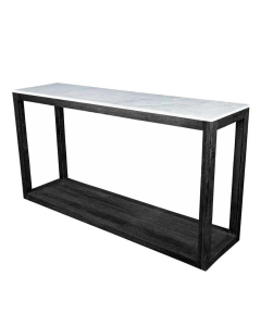 Denver Marble Console Black, W 150cm D 40cm H 80cm (RRP $1999)