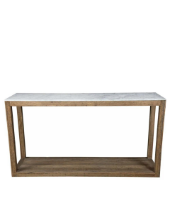 Denver Marble Console White, W 150cm D 40cm H 80cm (RRP $1999)