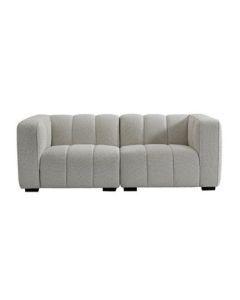"Savoy" 2 Seat Modular Sofa D95 × H71 CM Natural (RRP $3999)