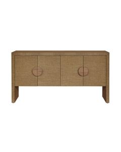 "Lamrock" Buffet Grasscloth W160 × D45 × H83 CM Brown (RRP $3499)