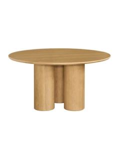 "Gilda" Round Dining Table 150cm Natural W150 × D150 × H76 CM (RRP $2499)