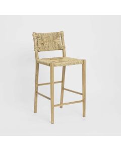 "Lisbon" Counter Stool Natural W44 × D48 × H92 CM (RRP $599)