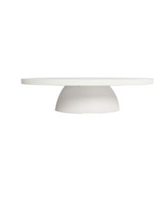 "Harlow" Coffee Table – Ø120 × H30 CM – White Micro Cement (RRP $1999)