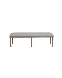 "Antoinette" Weathered Oak Bench W160 × D40 × H48 CM (RRP $1199)