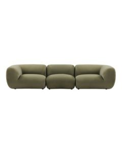 "Infinity" 3 Seat Modular Sofa with Arms D97 × H69 CM Sage (RRP $5999)