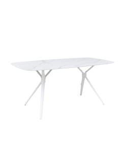 "Amalfi" Outdoor Dining Table L180 × W90 × H75 CM White